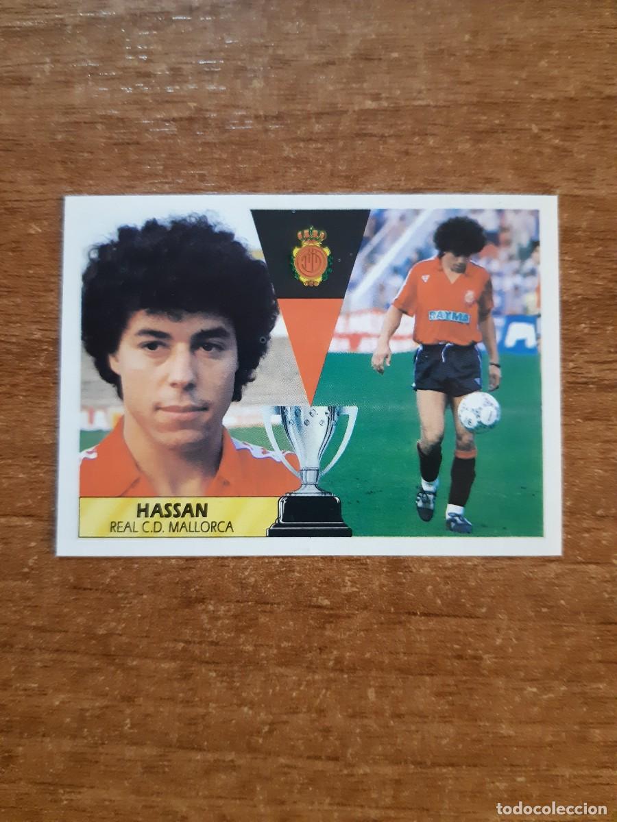 Cromos de f&uacute;tbol: Hassan (Mallorca) Liga 87-88 ESTE. Nunca pegado, sin pegar