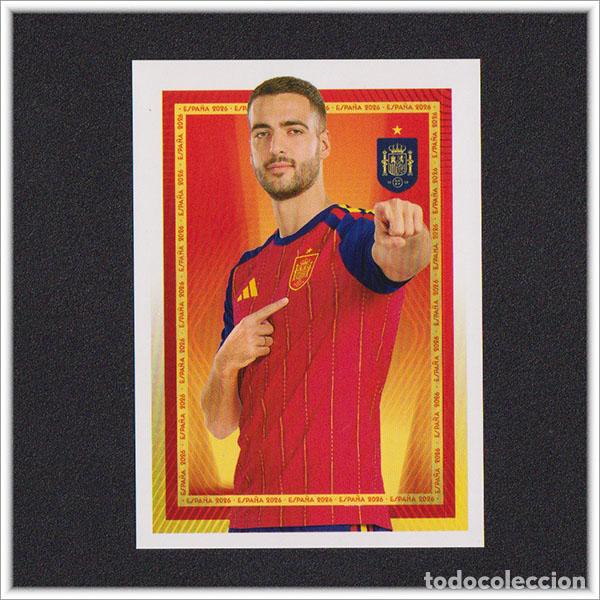 Cromos de f&uacute;tbol: COLECCI&Oacute;N CARREFOUR SELECCI&Oacute;N ESPA&Ntilde;OLA MUNDIAL 2026 MIKEL MERINO 41 ESPA&Ntilde;A LIGA ALBUM STICKER