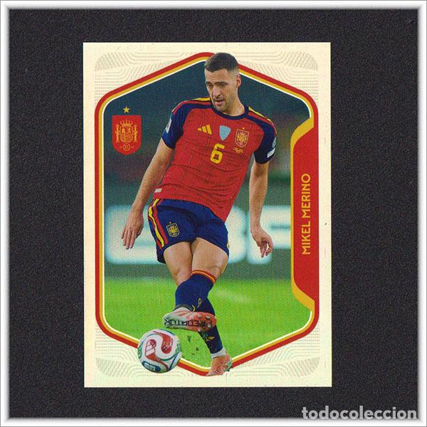 Cromos de f&uacute;tbol: COLECCI&Oacute;N CARREFOUR SELECCI&Oacute;N ESPA&Ntilde;OLA MUNDIAL 2026 MIKEL MERINO 42 ESPA&Ntilde;A LIGA ALBUM STICKER