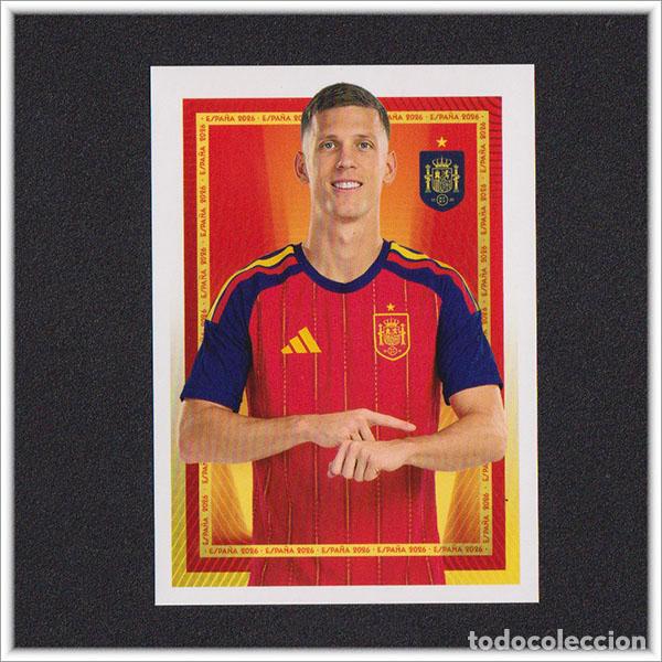 Figurine di Calcio: COLECCI&Oacute;N CARREFOUR SELECCI&Oacute;N ESPA&Ntilde;OLA MUNDIAL 2026 DANI OLMO 47 ESPA&Ntilde;A LIGA ALBUM STICKER