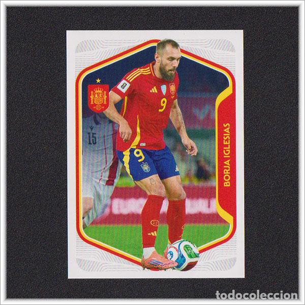 Figurine di Calcio: COLECCI&Oacute;N CARREFOUR SELECCI&Oacute;N ESPA&Ntilde;OLA MUNDIAL 2026 BORJA IGLESIAS 56 ESPA&Ntilde;A LIGA ALBUM STICKER