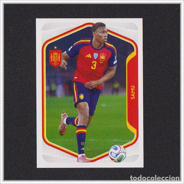 Figurine di Calcio: COLECCI&Oacute;N CARREFOUR SELECCI&Oacute;N ESPA&Ntilde;OLA MUNDIAL 2026 SAMU AGHEHOWA 57 ESPA&Ntilde;A LIGA ALBUM STICKER