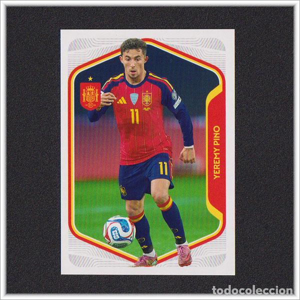 Figurine di Calcio: COLECCI&Oacute;N CARREFOUR SELECCI&Oacute;N ESPA&Ntilde;OLA MUNDIAL 2026 YEREMY PINO 58 ESPA&Ntilde;A LIGA ALBUM STICKER