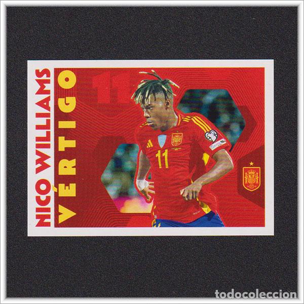Cromos de Futebol: COLECCI&Oacute;N CARREFOUR SELECCI&Oacute;N ESPA&Ntilde;OLA MUNDIAL 2026 VERTIGO NICO WILLIAMS 72 ESPA&Ntilde;A ALBUM STICKER