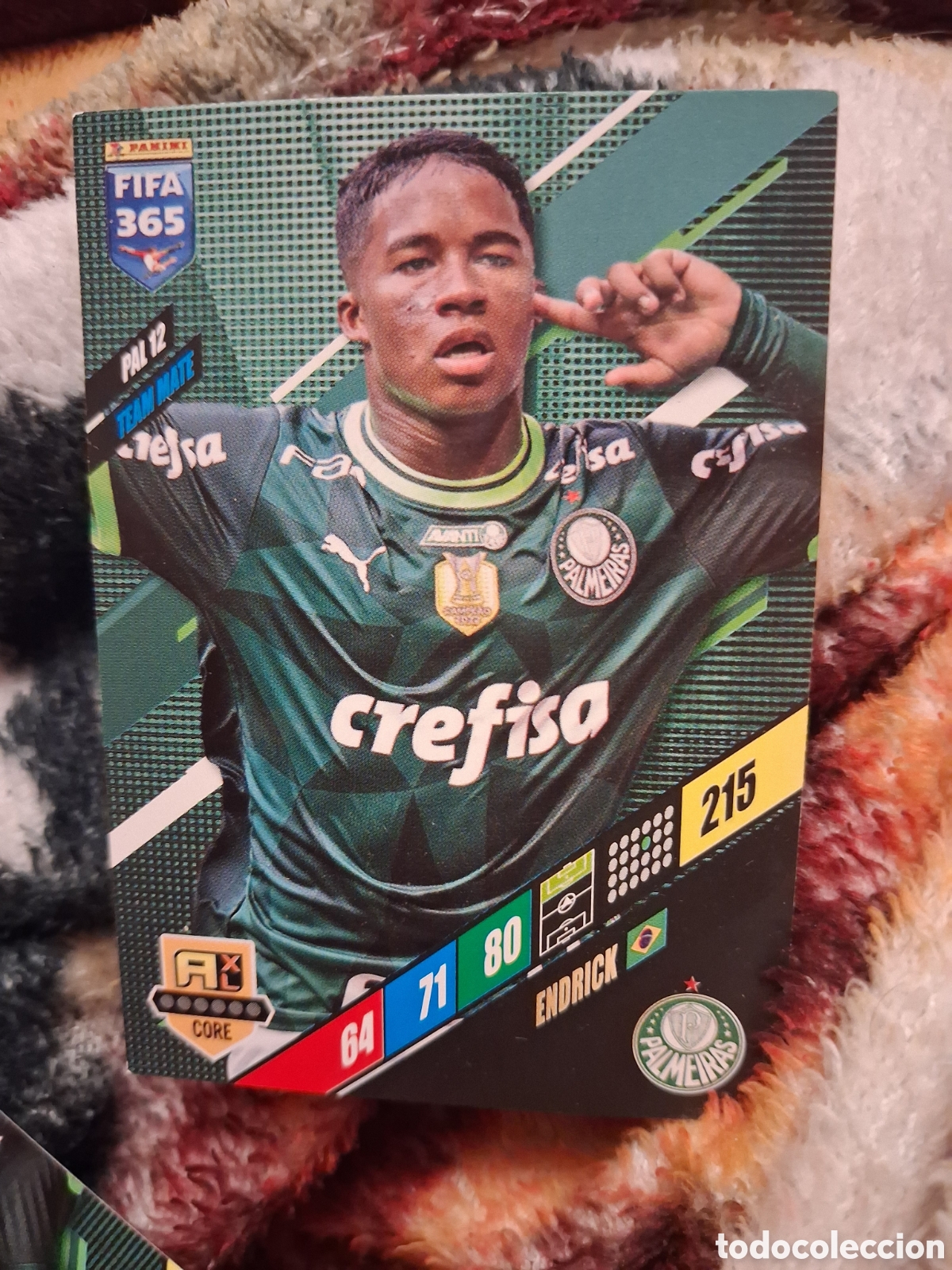 Cromos de f&uacute;tbol: ADRENALYN FIFA 365 2024 : PAL 12 ENDRICK ( PALMEIRAS ) PAL12