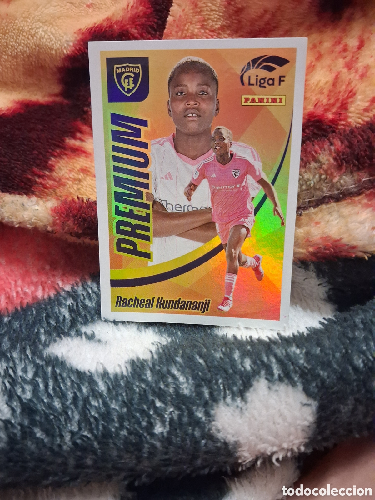 Cromos de f&uacute;tbol: RACHEAL KUNDANANJI MADRID CFF CROMO ADHESIVO LIGA F FEMENINA PANINI 2023 2024 23 24 PREMIUM NUEVO