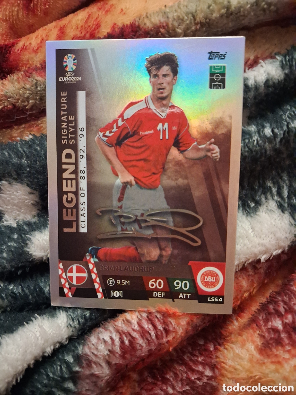 Cromos de f&uacute;tbol: BRIAN LAUDRUP - DINAMARCA - LEGEND SIGNATURE STYLE - TOPPS MATCH ATTAX UEFA EURO 2024