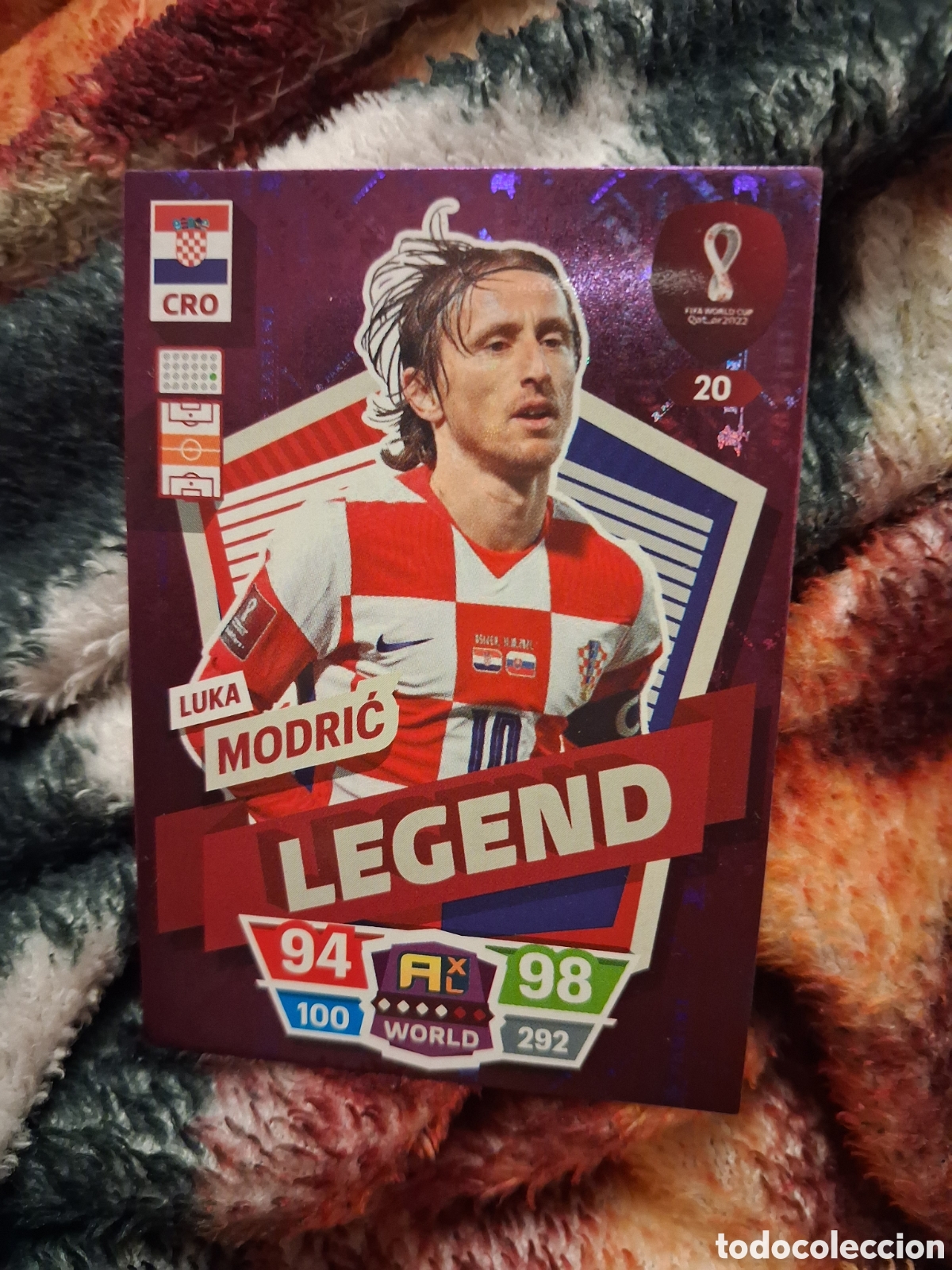 Cromos de f&uacute;tbol: 20 LEGEND LUKA MODRIC CROACIA ADRENALYN XL MUNDIAL WORLD CUP QATAR 2022 PANINI 22
