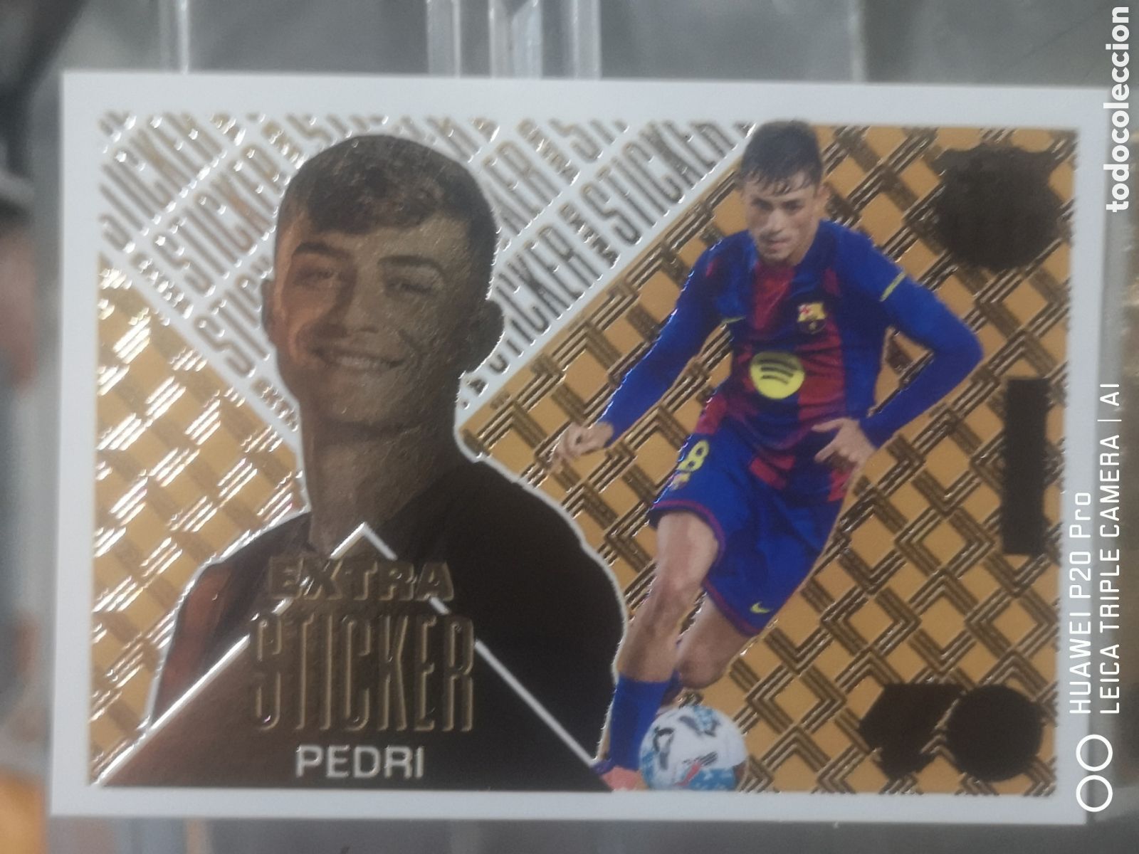Cromos de f&uacute;tbol: PEDRI EXTRA STICKER BRONCE LIGA ESTE 2026 2027 2026 27 BARCELONA