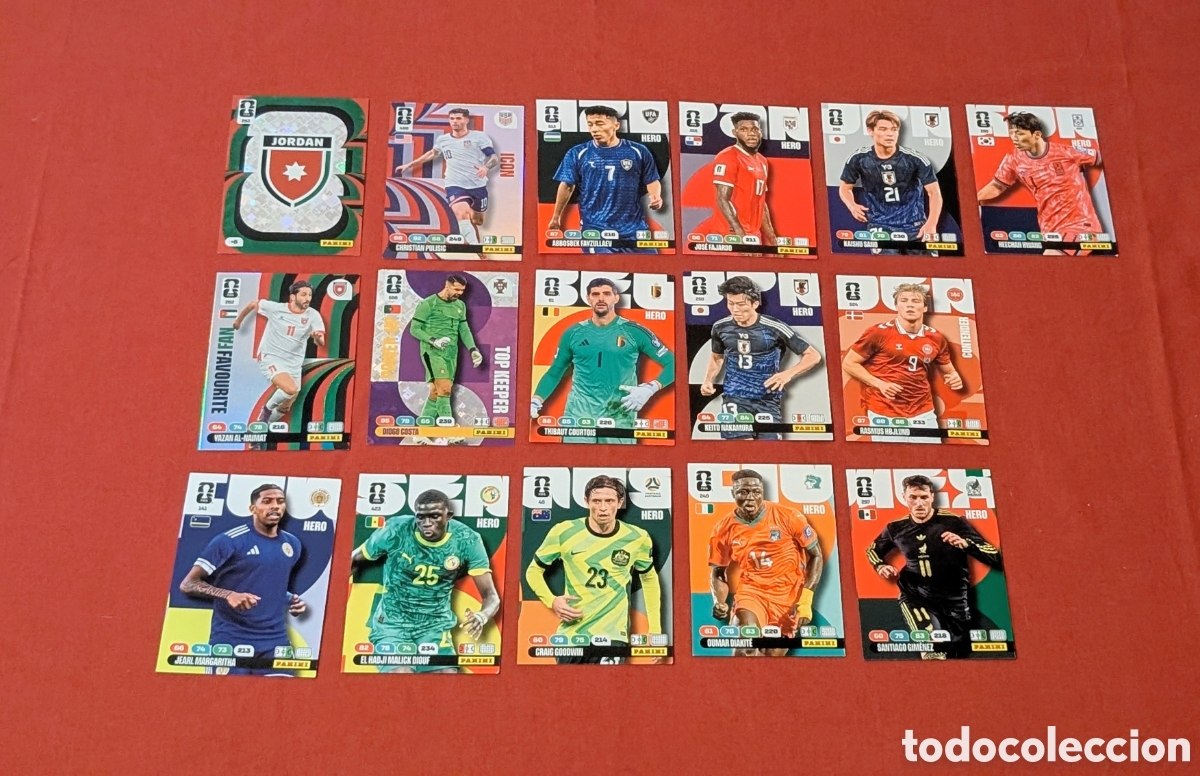 Cromos de f&uacute;tbol: Cromos Panini Adrenalyn XL. Copa Mundial FIFA 2026