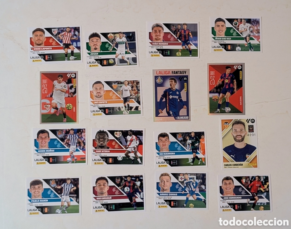 Cromos de f&uacute;tbol: Cromos f&uacute;tbol Panini Liga 2026-27.