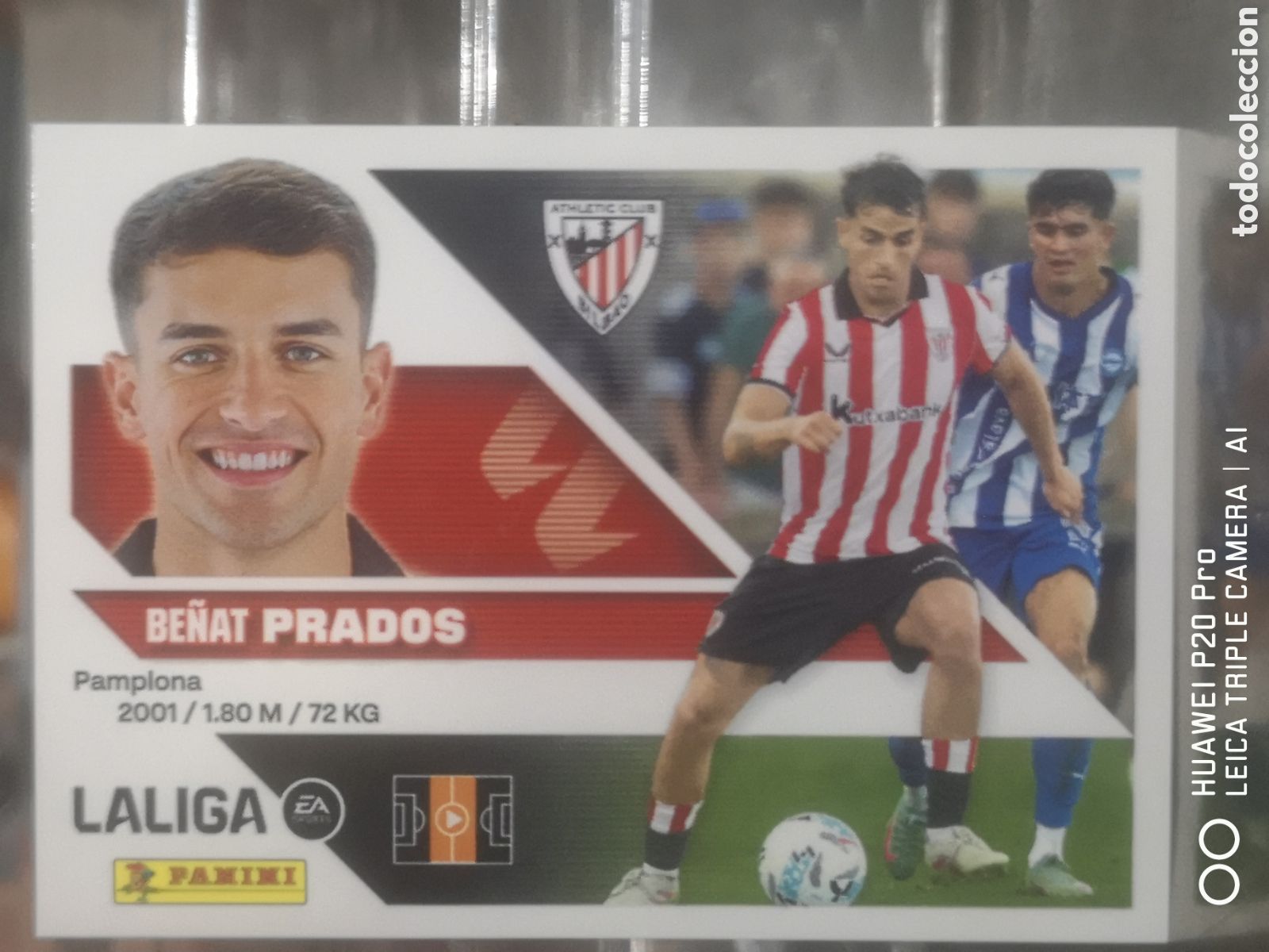 Cromos de f&uacute;tbol: LIGA ESTE 2026 2027 2026 27 COLOCA PRADOS 13 BIS ATHETIC DE BILBAO