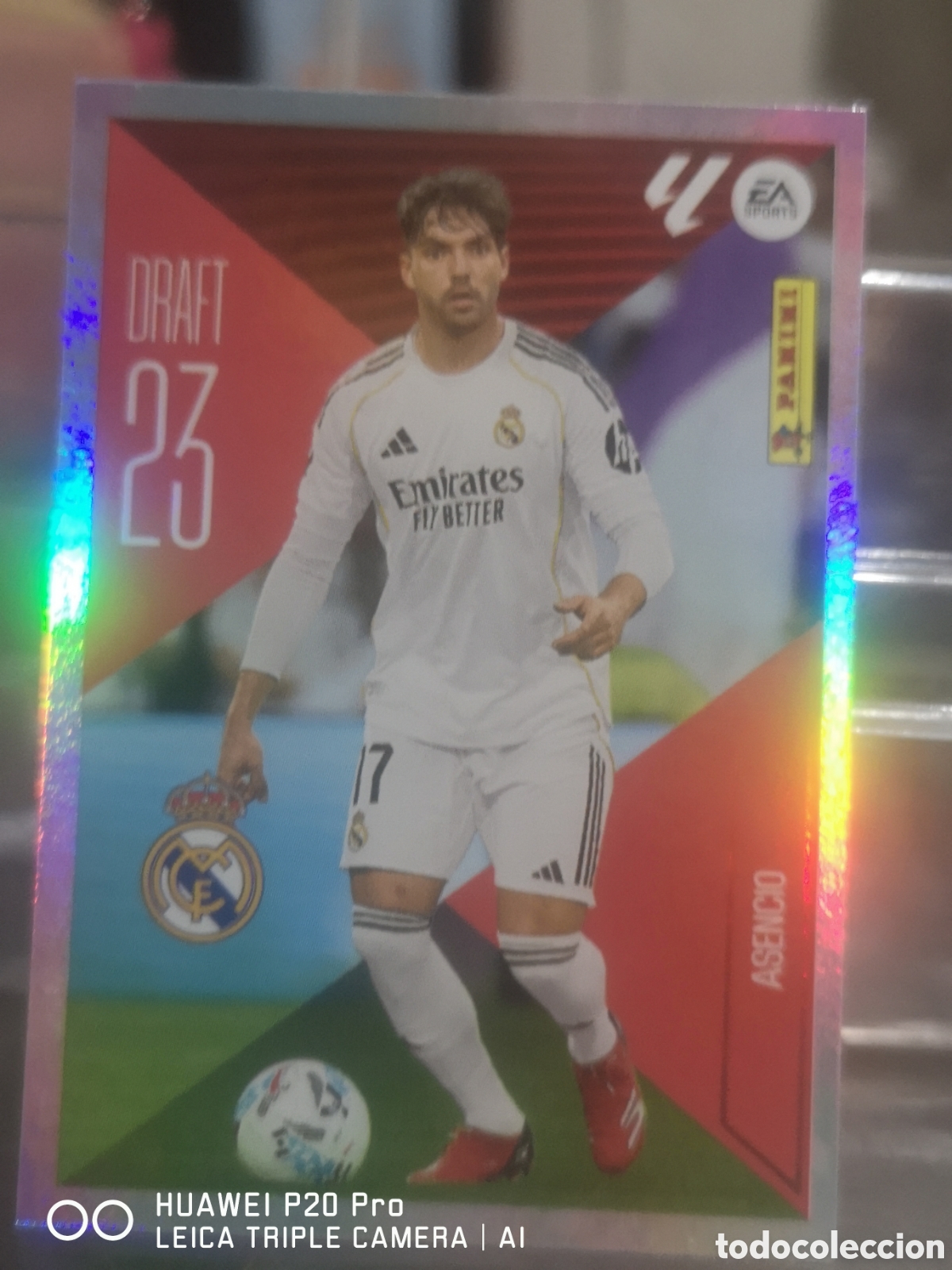 Cromos de f&uacute;tbol: LIGA ESTE 2026 2027 26 27 DRAFT 23 ASENCIO 1 REAL MADRID