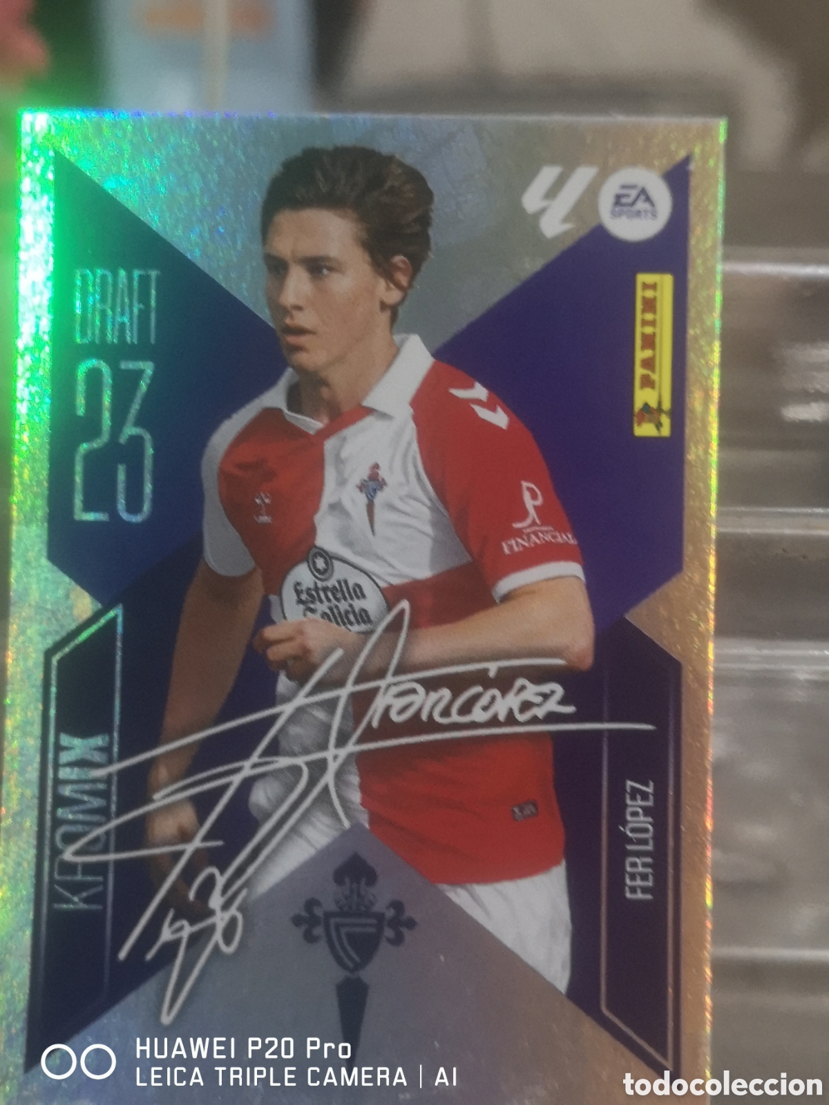 Cromos de f&uacute;tbol: LIGA ESTE 2026 2027 26 27 DRAFT 23 KROMIX FER LOPEZ K7 REAL CLUB CELTA