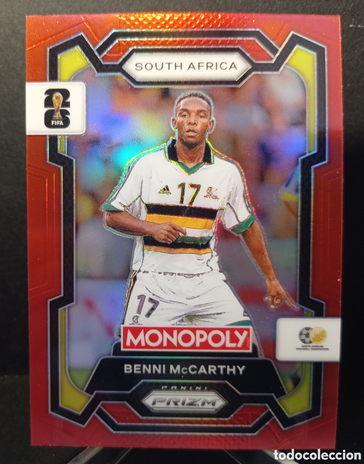 Cromos de f&uacute;tbol: Monopoly Benni McCarthy red