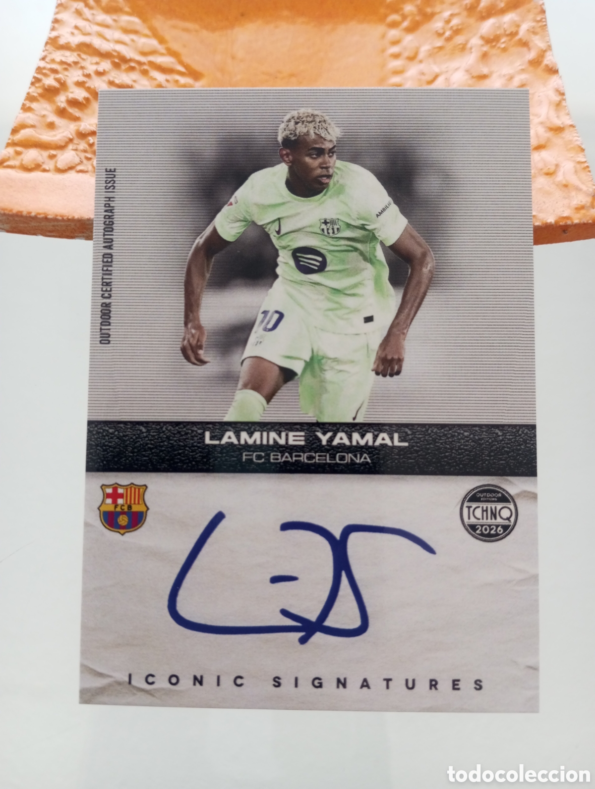 Fu&szlig;ball-Sticker: Auto Yamal custom card