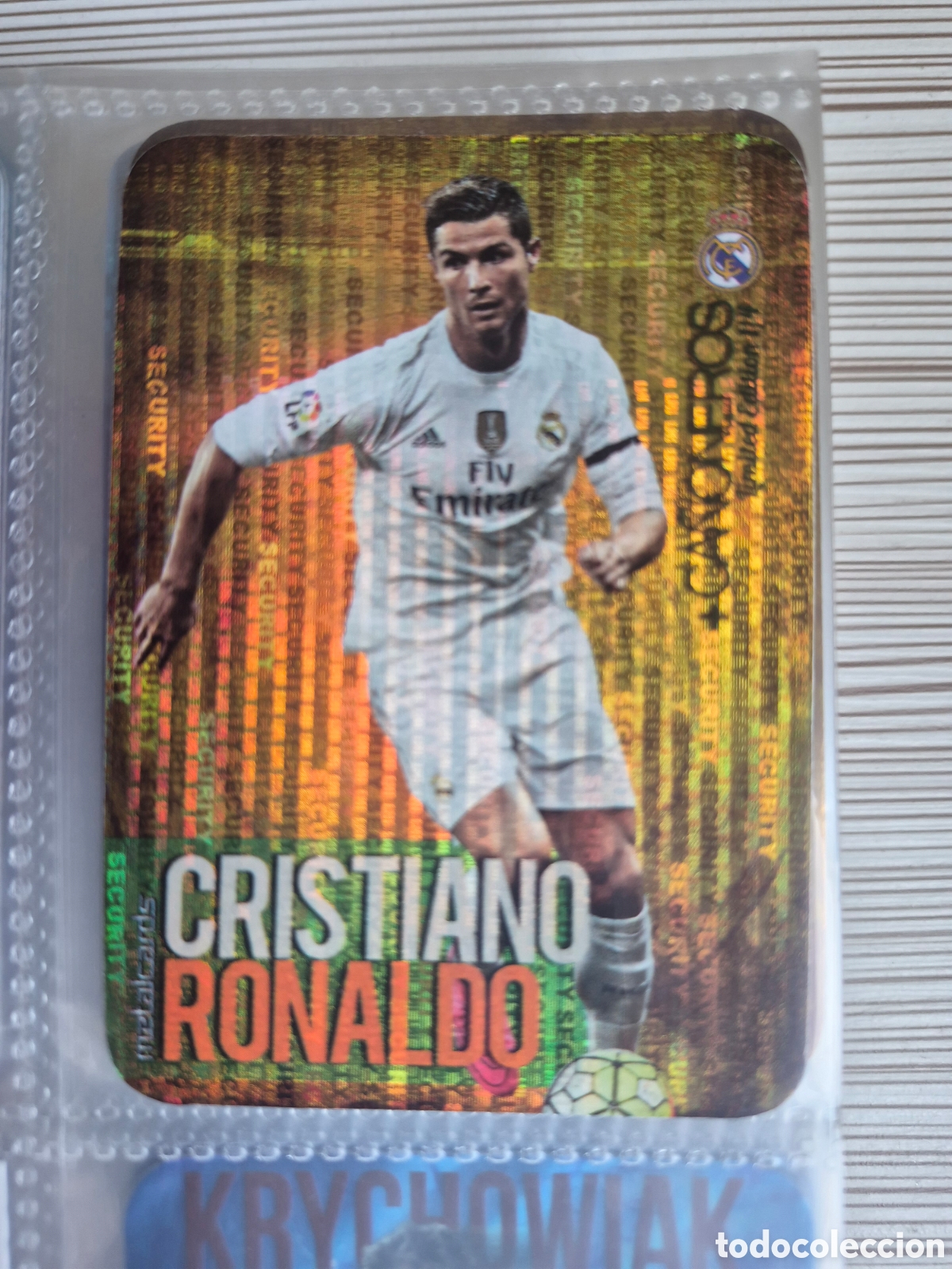 Cromos de f&uacute;tbol: Ronaldo Ca&ntilde;onero Security Mundicromo 2012 2013