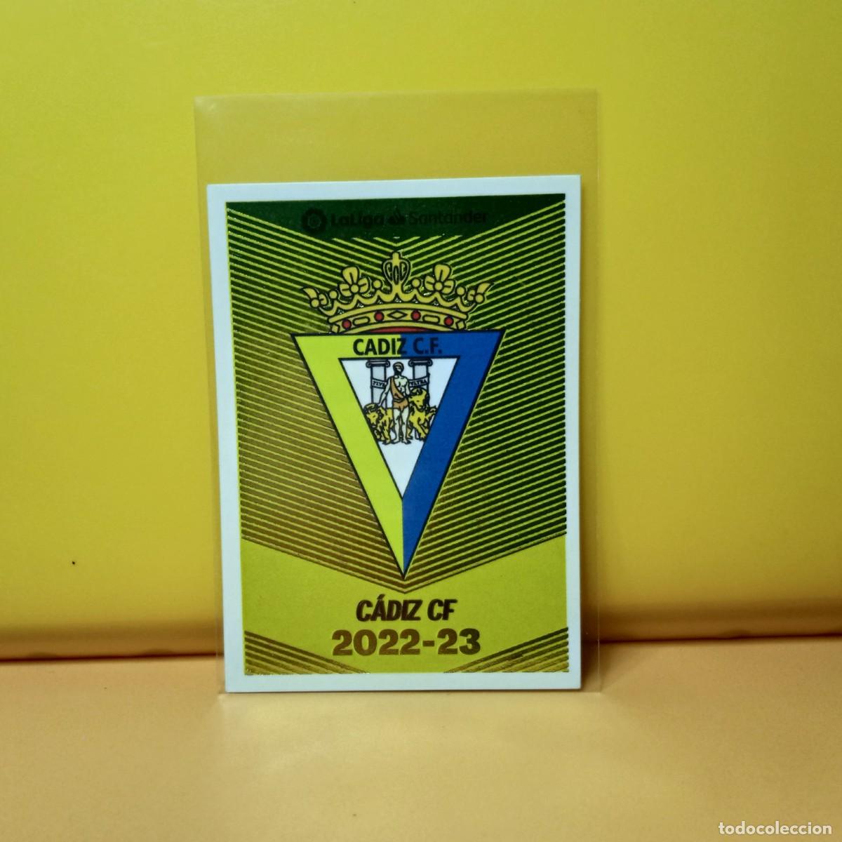 Cromos de f&uacute;tbol: EDICIONES ESTE 2022 2023 22 23 CADIZ C.F ECUDO 1