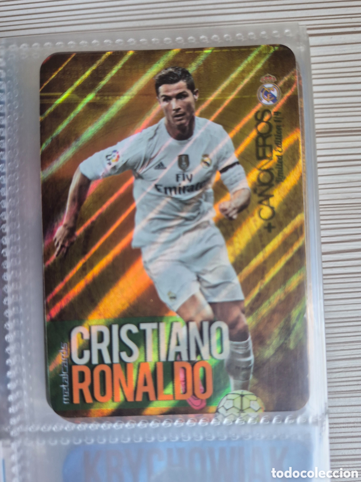 Cromos de f&uacute;tbol: Ronaldo Ca&ntilde;onero Rayas Mundicromo 2012 2013