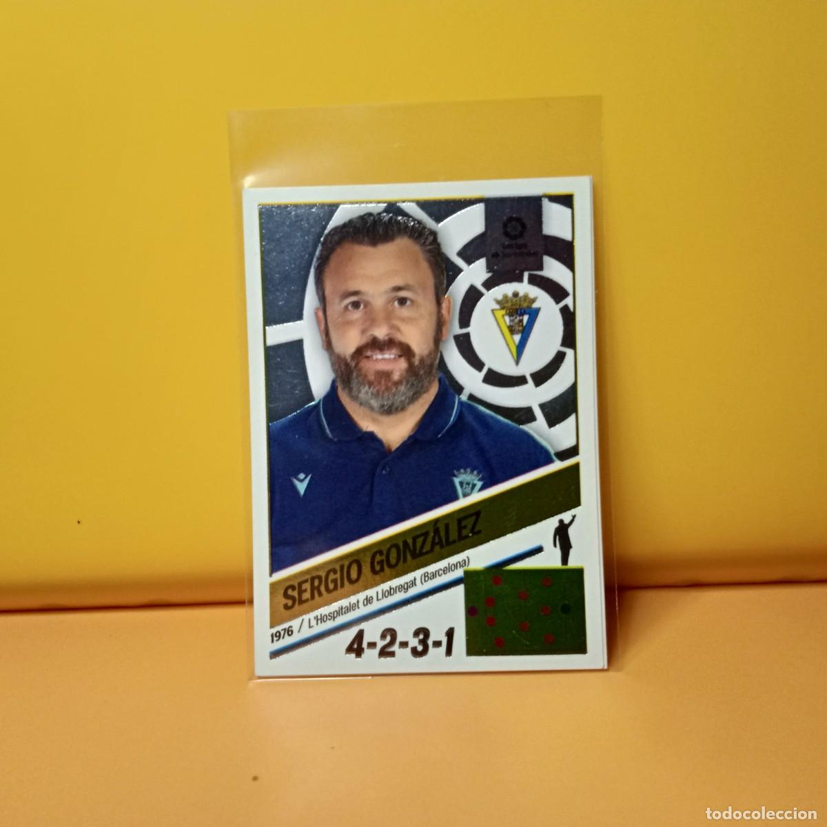 Cromos de f&uacute;tbol: EDICIONES ESTE 2022 2023 22 23 CADIZ C.F SERGIO GONZ&Aacute;LEZ 2