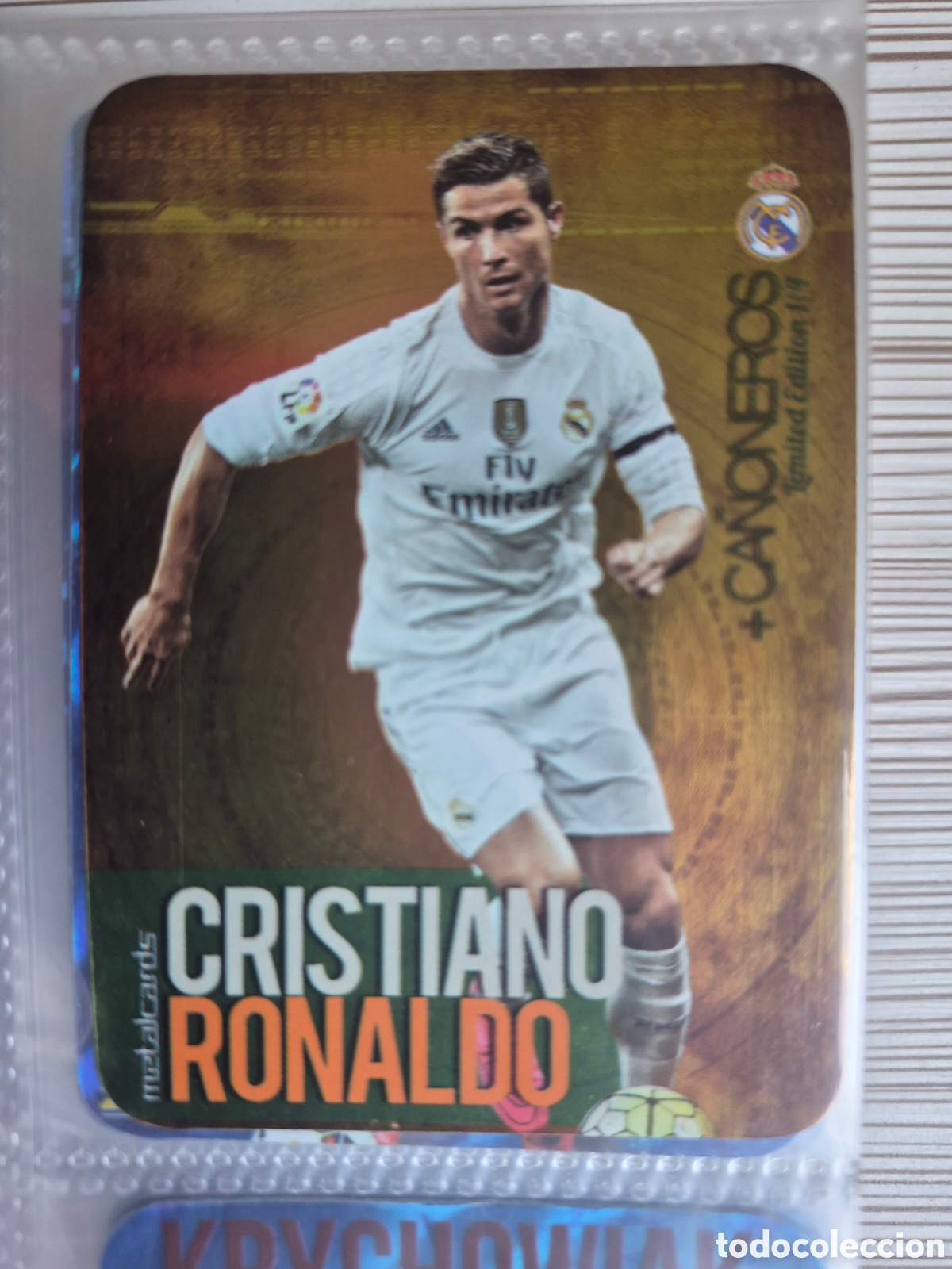Cromos de f&uacute;tbol: Ronaldo Ca&ntilde;onero Brillo Liso Mundicromo 2012 2013
