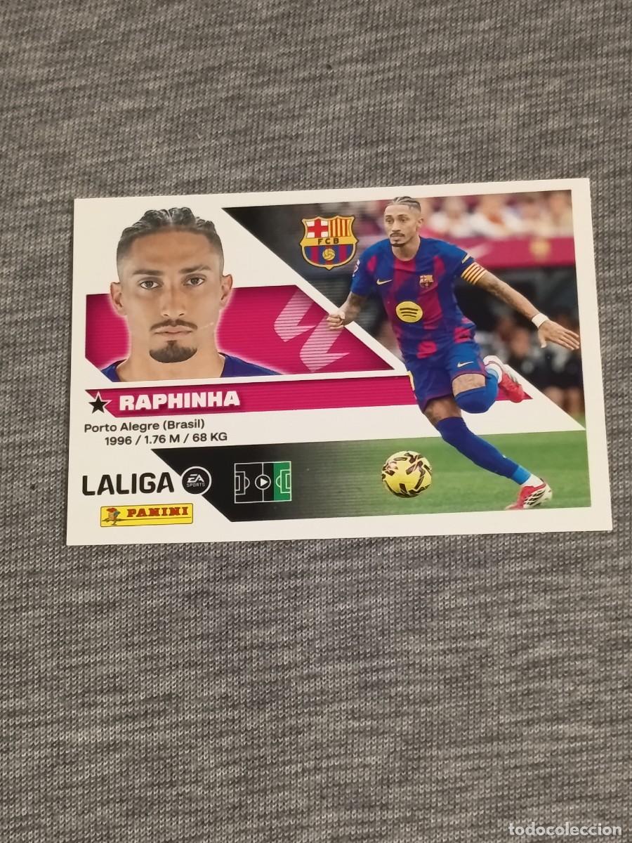 Cromos de f&uacute;tbol: Liga este 26 27 Panini RAPHINHA N&deg;19 BARCELONA nuevo