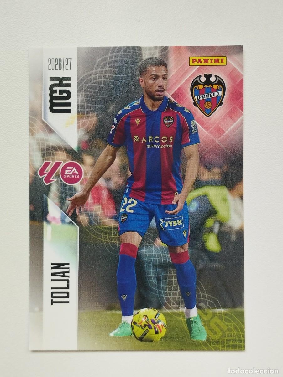 Cromos de f&uacute;tbol: CROMO CARD 2026 2027 PANINI MEGACRACKS 27 26 MGK LEVANTE 202 TOLIAN