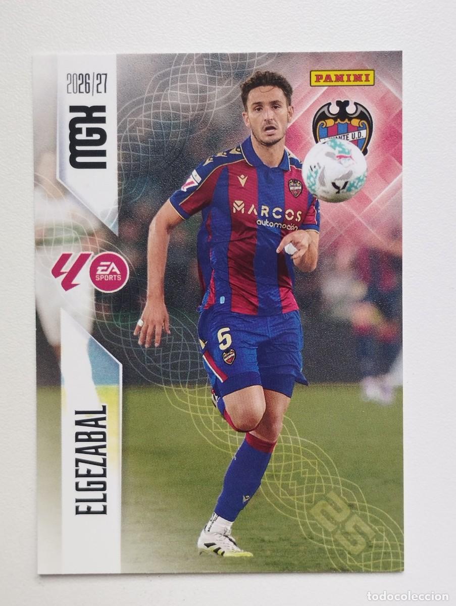 Cromos de f&uacute;tbol: CROMO CARD 2026 2027 PANINI MEGACRACKS 27 26 MGK LEVANTE 204 ELGEZABAL