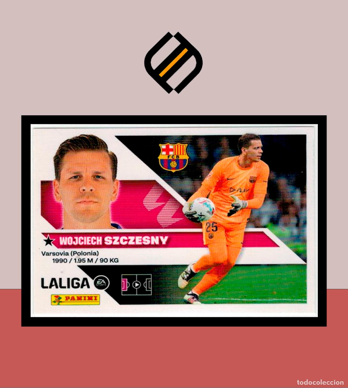 Cromos de f&uacute;tbol: LIGA ESTE 2026 2027 26 27 PANINI BARCELONA N&ordm; 4 SZCZESNY STICKER BAR&Ccedil;A ALB&Uacute;M COLECCI&Oacute;N