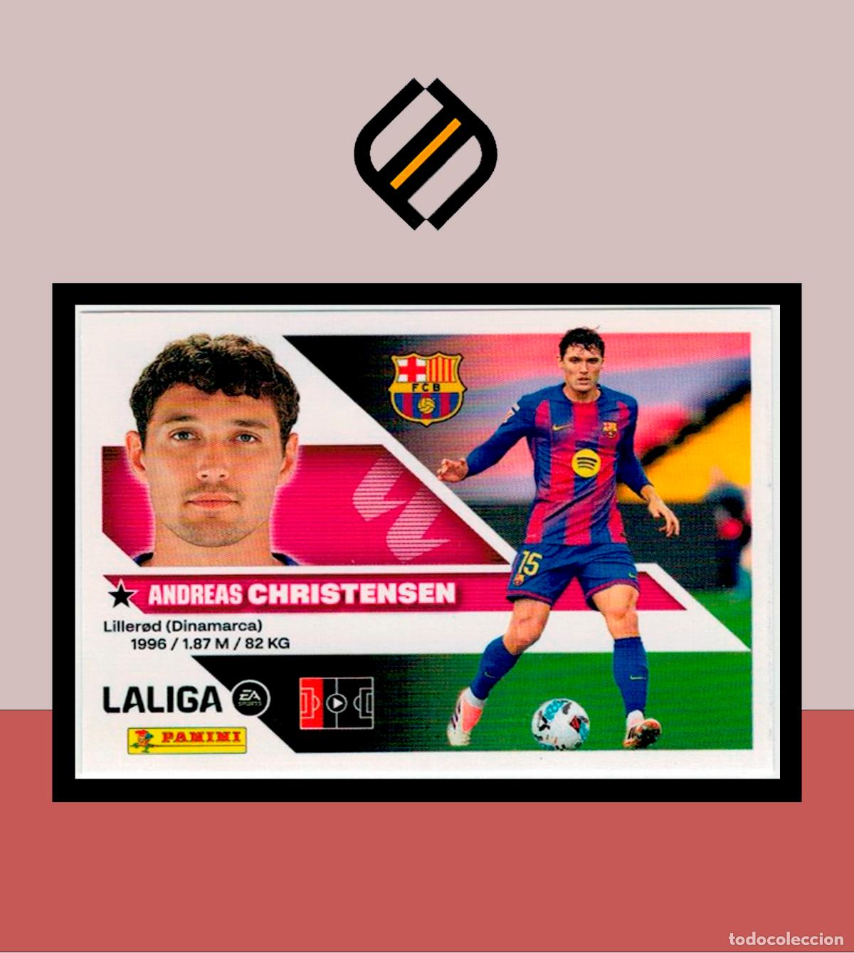 Cromos de f&uacute;tbol: LIGA ESTE 2026 2027 26 27 PANINI BARCELONA N&ordm; 6B CHRISTENSEN STICKER BAR&Ccedil;A ALB&Uacute;M COLECCI&Oacute;N