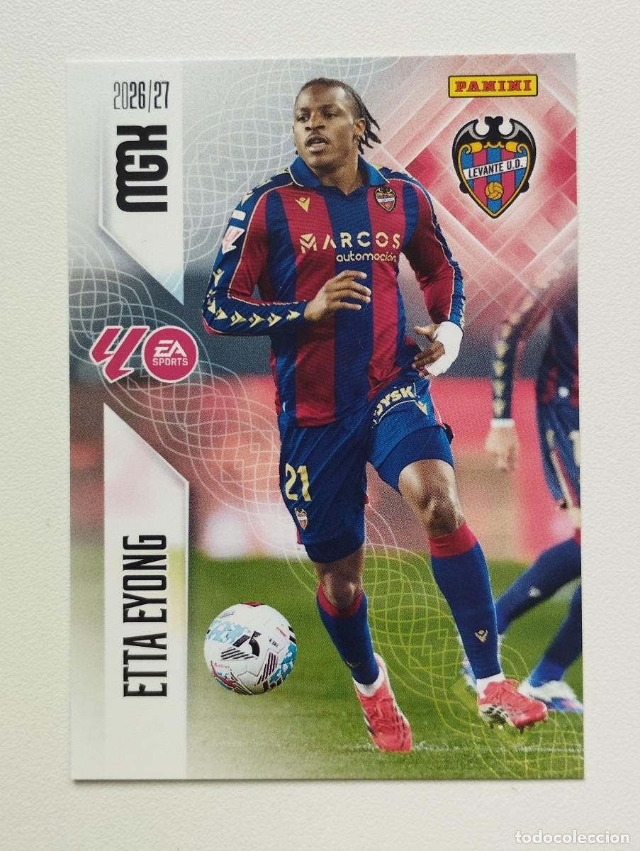 Fu&szlig;ball-Sticker: CROMO CARD 2026 2027 PANINI MEGACRACKS 27 26 MGK LEVANTE 216 ETTA EYONG