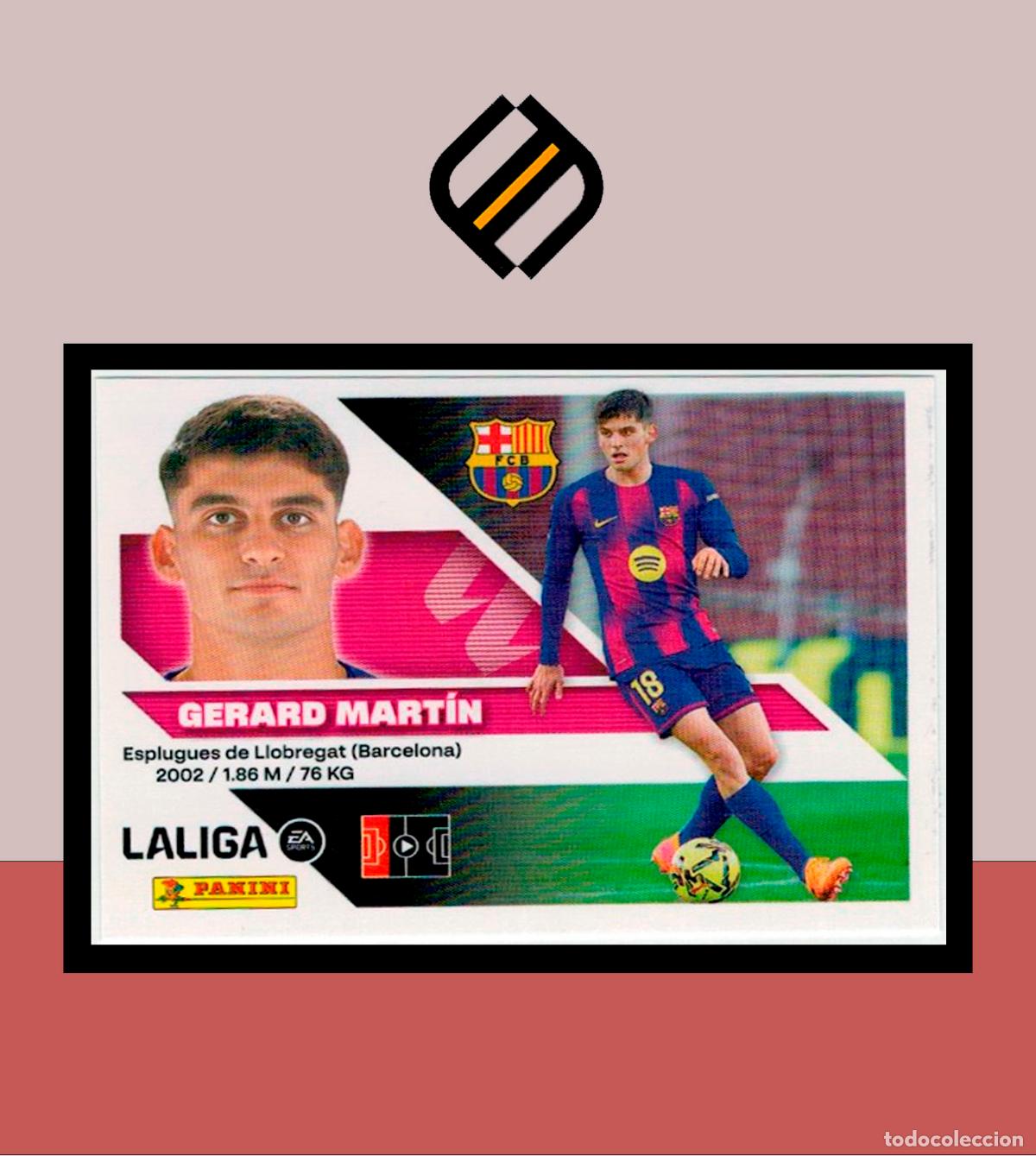 Fu&szlig;ball-Sticker: LIGA ESTE 2026 2027 26 27 PANINI BARCELONA N&ordm; 8 GERARD MART&Iacute;N STICKER BAR&Ccedil;A ALB&Uacute;M COLECCI&Oacute;N