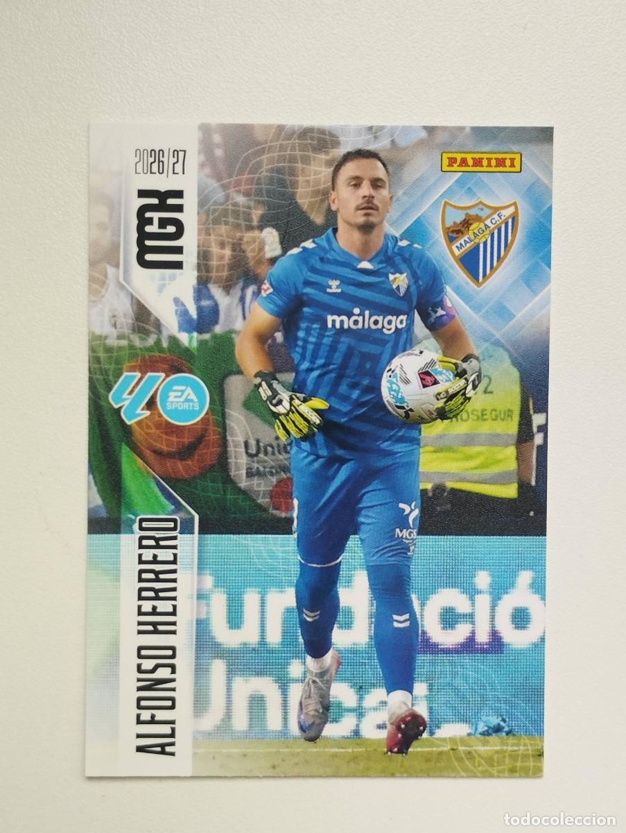 Fu&szlig;ball-Sticker: CROMO CARD 2026 2027 PANINI MEGACRACKS 27 26 MGK MALAGA 236 ALFONSO HERRERO