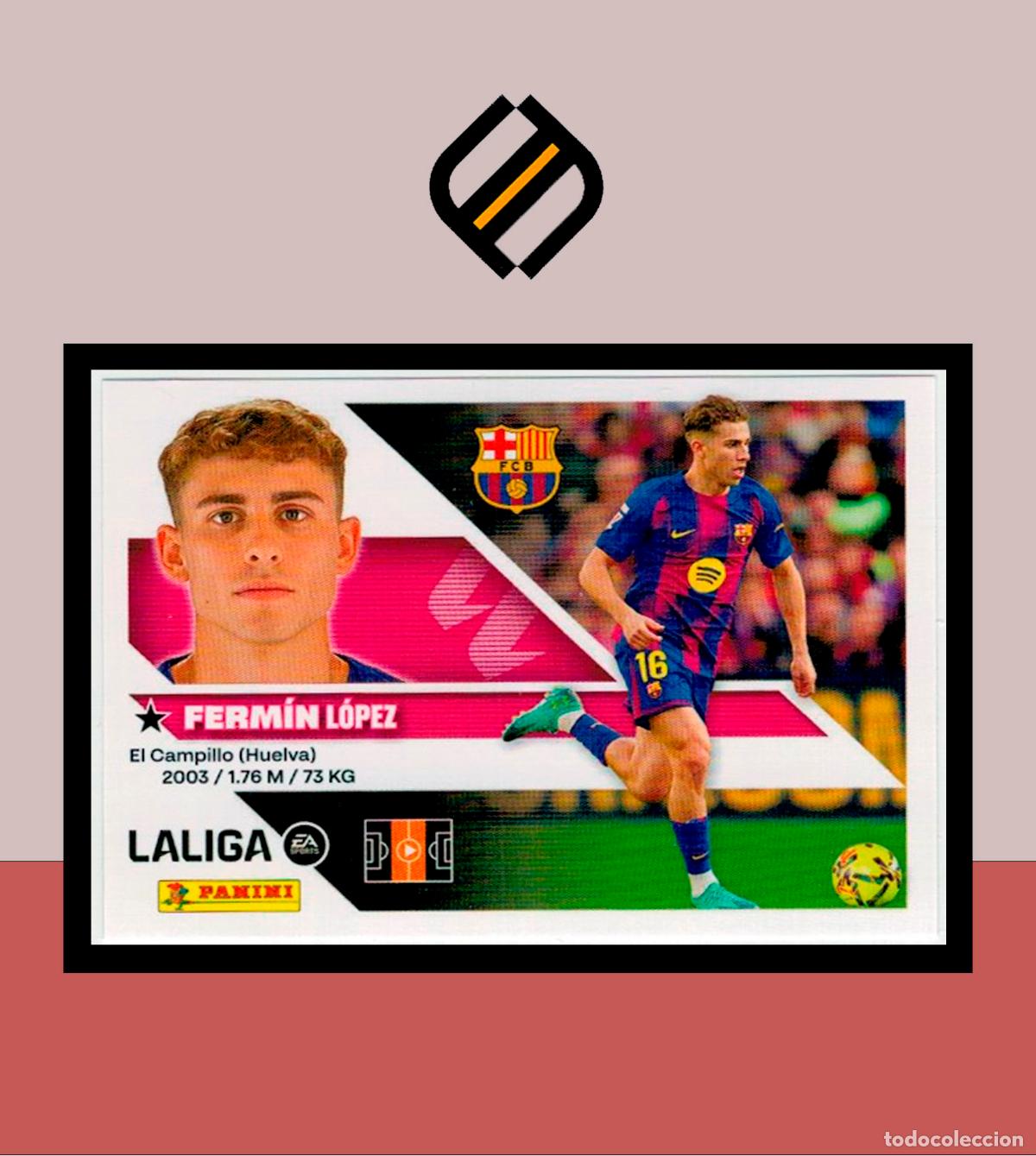 Cromos de f&uacute;tbol: LIGA ESTE 2026 2027 26 27 PANINI BARCELONA N&ordm; 16 FERM&Iacute;N STICKER BAR&Ccedil;A ALB&Uacute;M COLECCI&Oacute;N