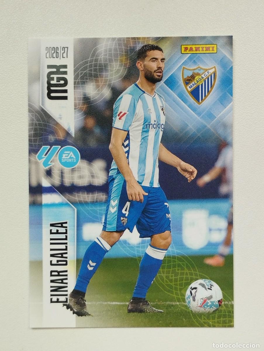 Cromos de f&uacute;tbol: CROMO CARD 2026 2027 PANINI MEGACRACKS 27 26 MGK MALAGA 241 EINAR GALILEA