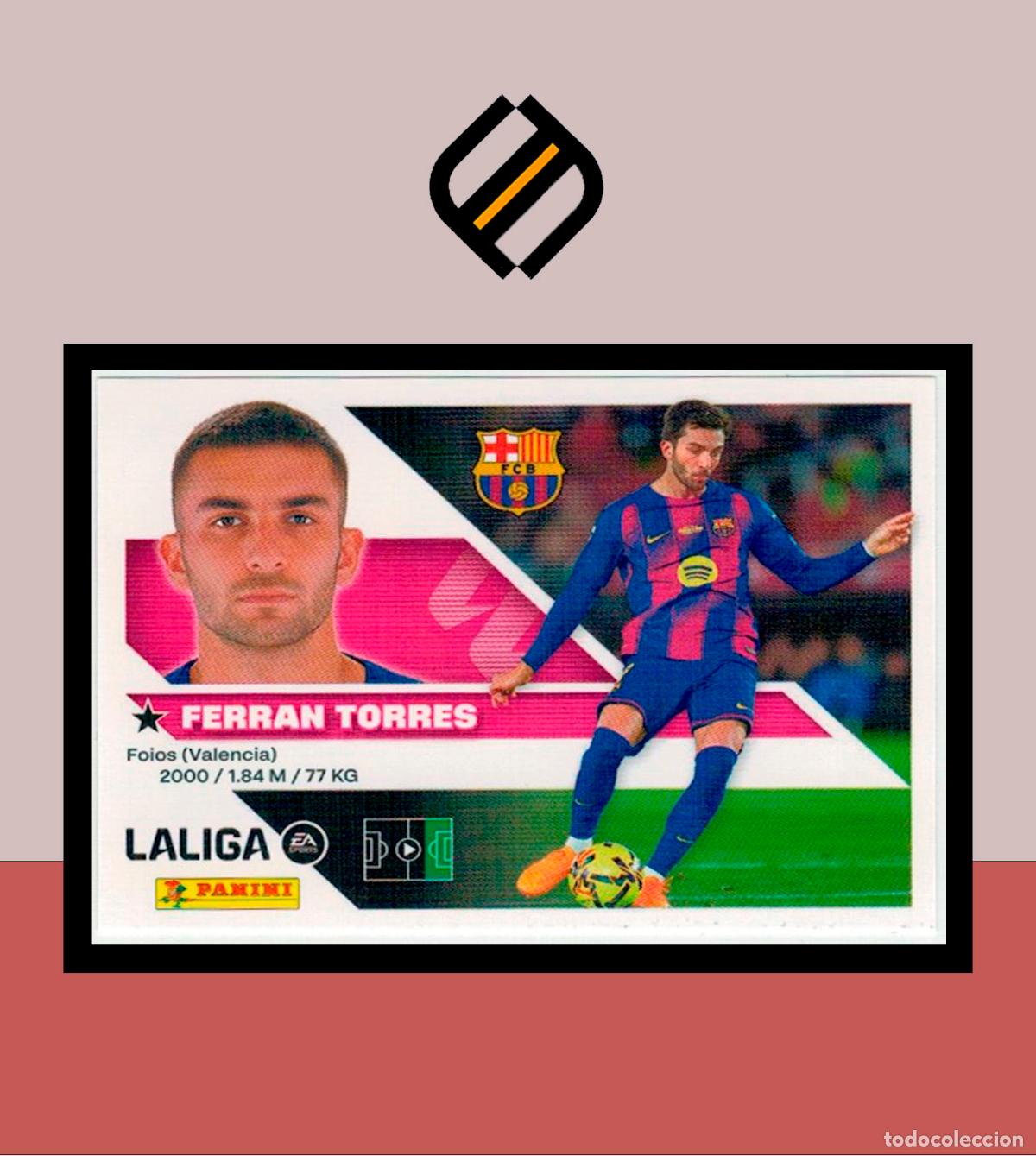 Cromos de f&uacute;tbol: LIGA ESTE 2026 2027 26 27 PANINI BARCELONA N&ordm; 18 FERRAN TORRES STICKER BAR&Ccedil;A ALB&Uacute;M COLECCI&Oacute;N