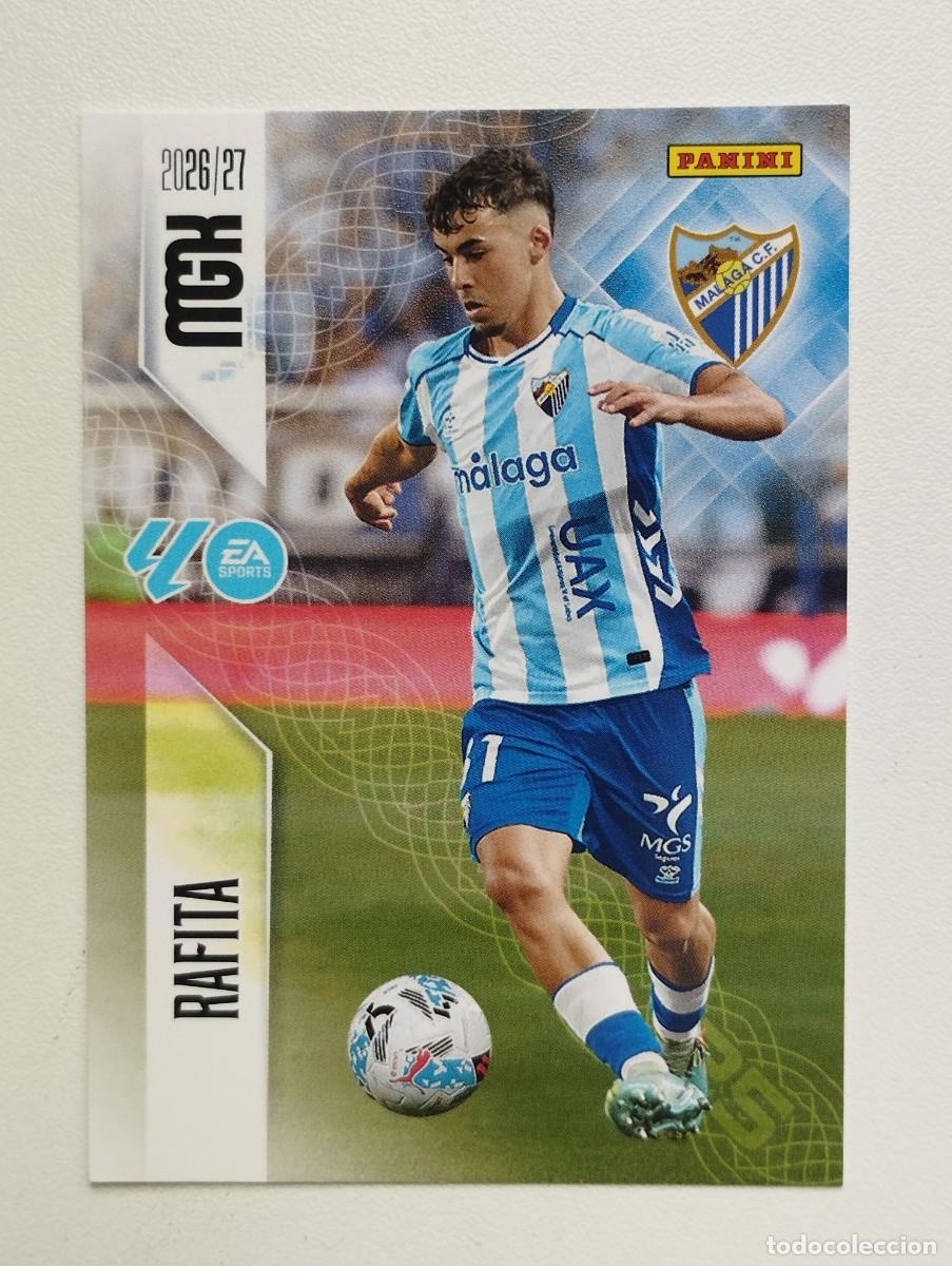 Cromos de f&uacute;tbol: CROMO CARD 2026 2027 PANINI MEGACRACKS 27 26 MGK MALAGA 242 RAFITA