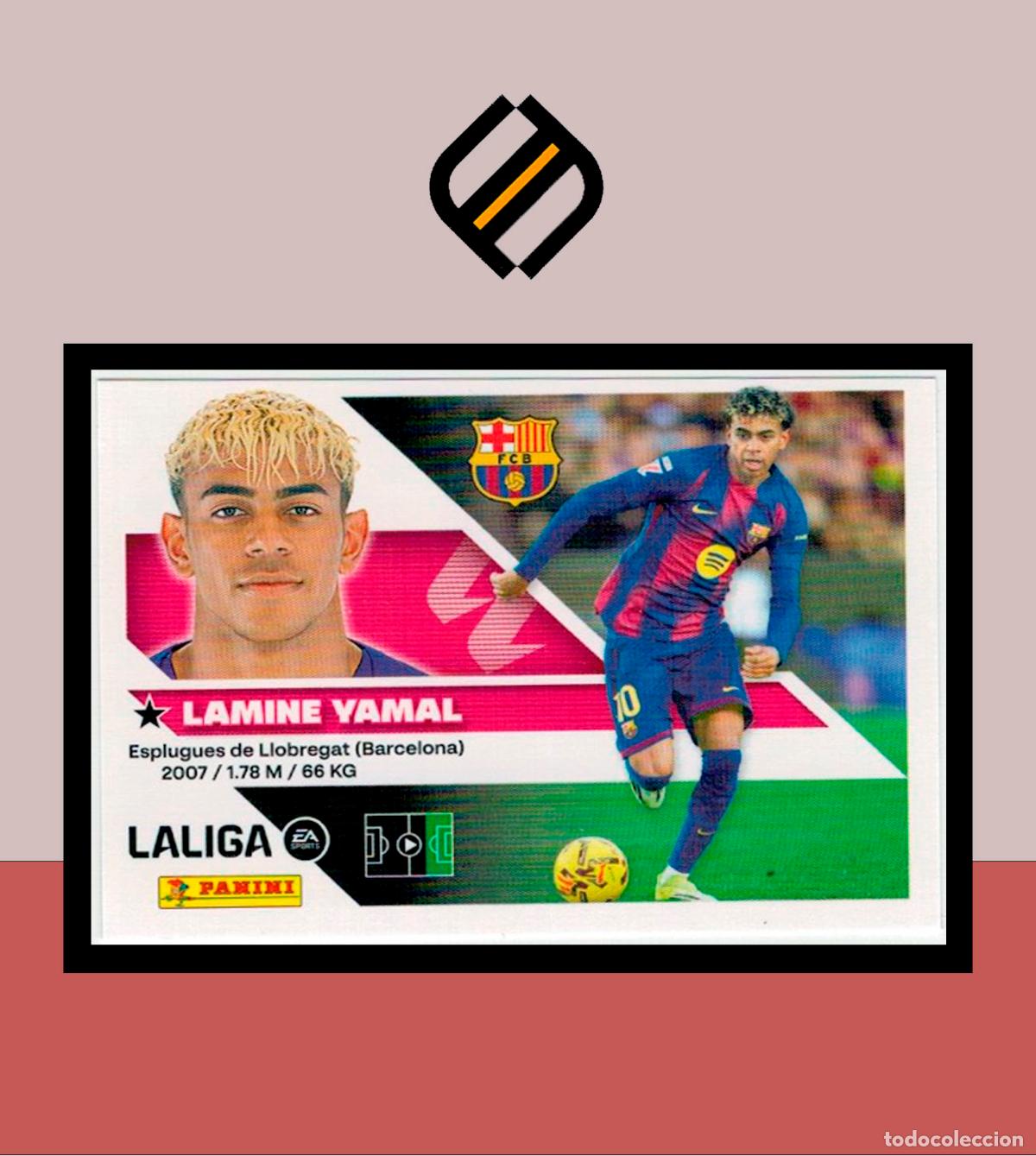 Cromos de f&uacute;tbol: LIGA ESTE 2026 2027 26 27 PANINI BARCELONA N&ordm; 20 LAMINE YAMAL STICKER BAR&Ccedil;A ALB&Uacute;M COLECCI&Oacute;N