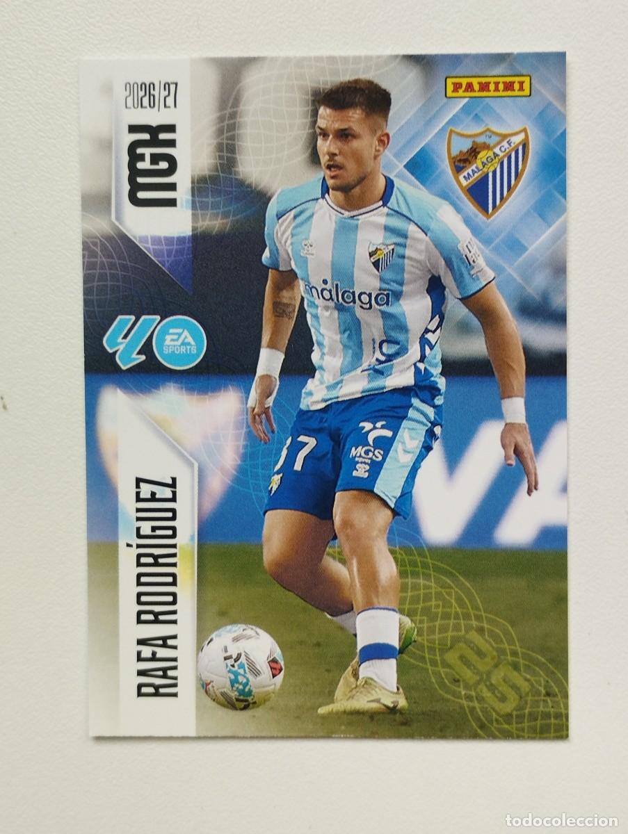 Cromos de f&uacute;tbol: CROMO CARD 2026 2027 PANINI MEGACRACKS 27 26 MGK MALAGA 246 RAFA RODRIGUEZ