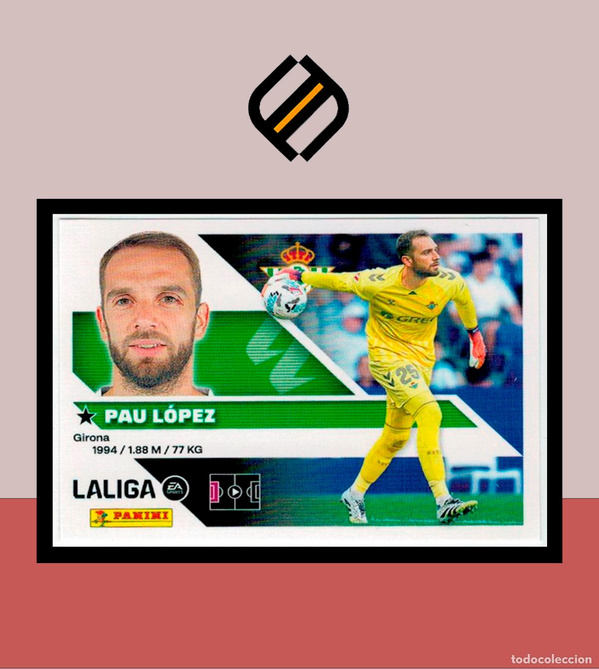 Cromos de f&uacute;tbol: LIGA ESTE 2026 2027 26 27 PANINI REAL BETIS N&ordm; 4 PAU L&Oacute;PEZ STICKER ALB&Uacute;M COLECCI&Oacute;N