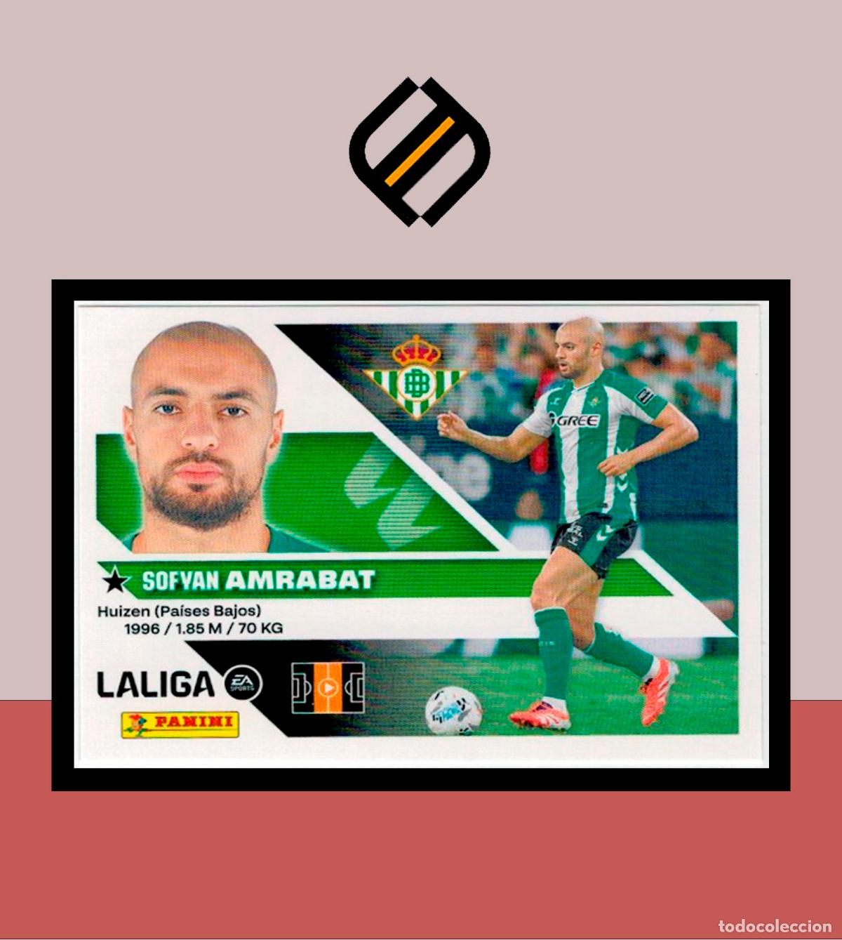 Fu&szlig;ball-Sticker: LIGA ESTE 2026 2027 26 27 PANINI REAL BETIS N&ordm; 11 AMRABAT STICKER ALB&Uacute;M COLECCI&Oacute;N