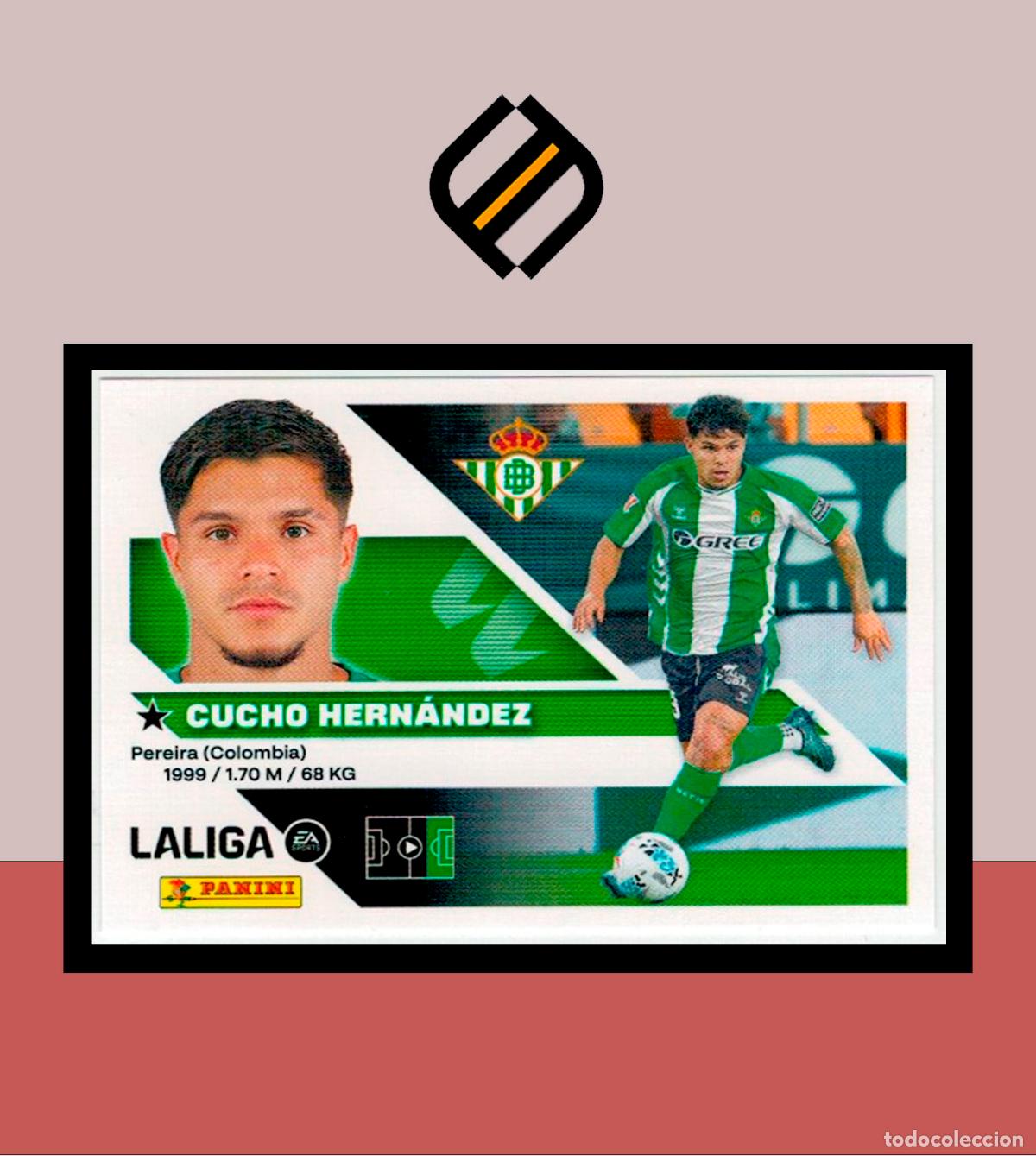 Football Stickers: LIGA ESTE 2026 2027 26 27 PANINI REAL BETIS N&ordm; 19 CUCHO HERN&Aacute;NDEZ STICKER ALB&Uacute;M COLECCI&Oacute;N