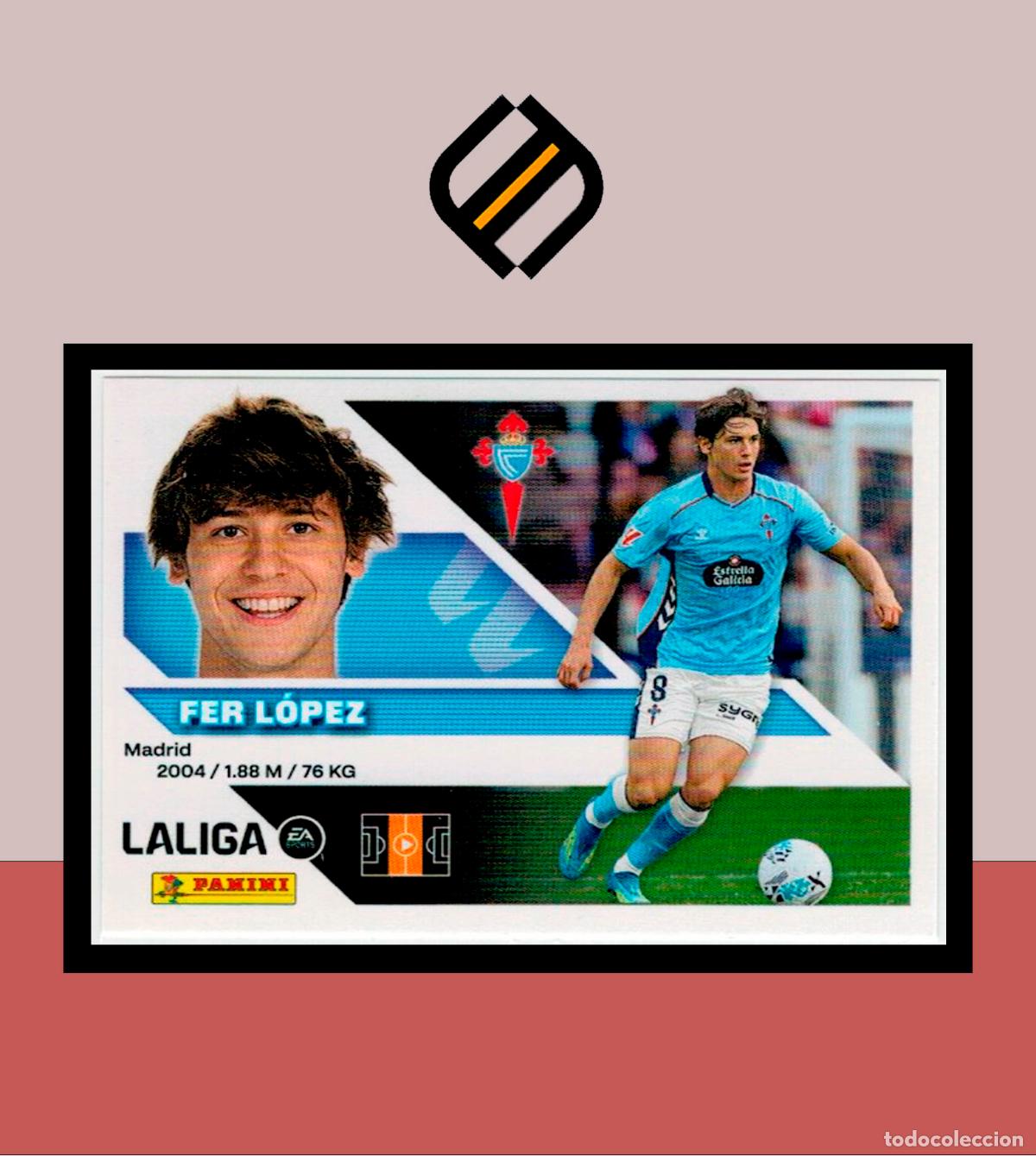 Cartes &agrave; collectionner de Football: LIGA ESTE 2026 2027 26 27 PANINI CELTA VIGO N&ordm; 15 FER L&Oacute;PEZ STICKER ALB&Uacute;M COLECCI&Oacute;N