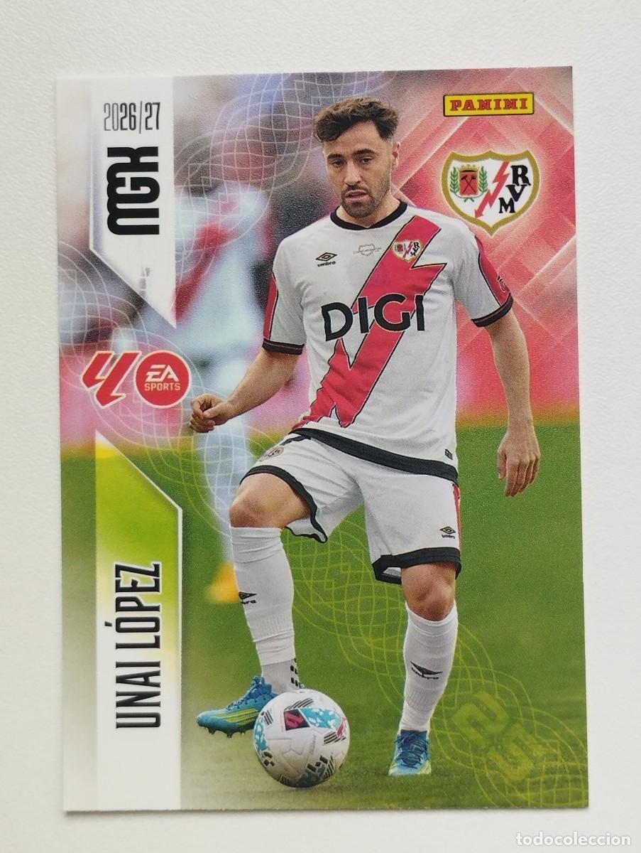 Cartes &agrave; collectionner de Football: CROMO CARD 2026 2027 PANINI MEGACRACKS 27 26 MGK RAYO VALLECANO 301 UNAI LOPEZ