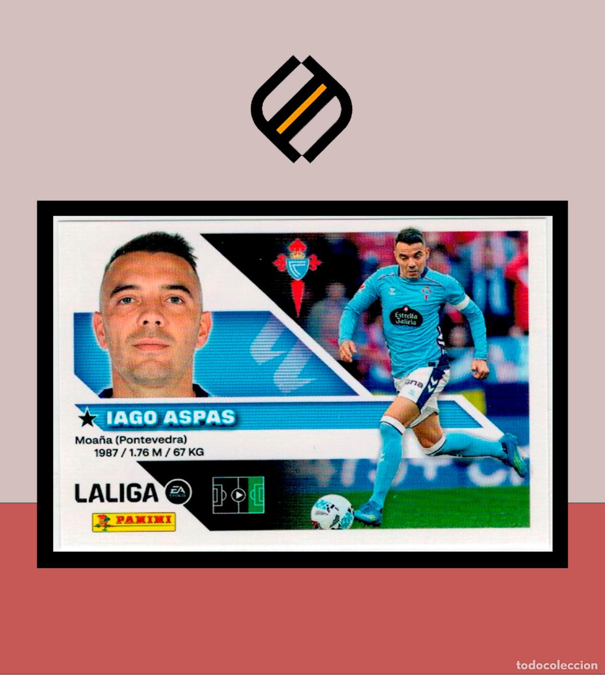 Cartes &agrave; collectionner de Football: LIGA ESTE 2026 2027 26 27 PANINI CELTA VIGO N&ordm; 17 IAGO ASPAS STICKER ALB&Uacute;M COLECCI&Oacute;N