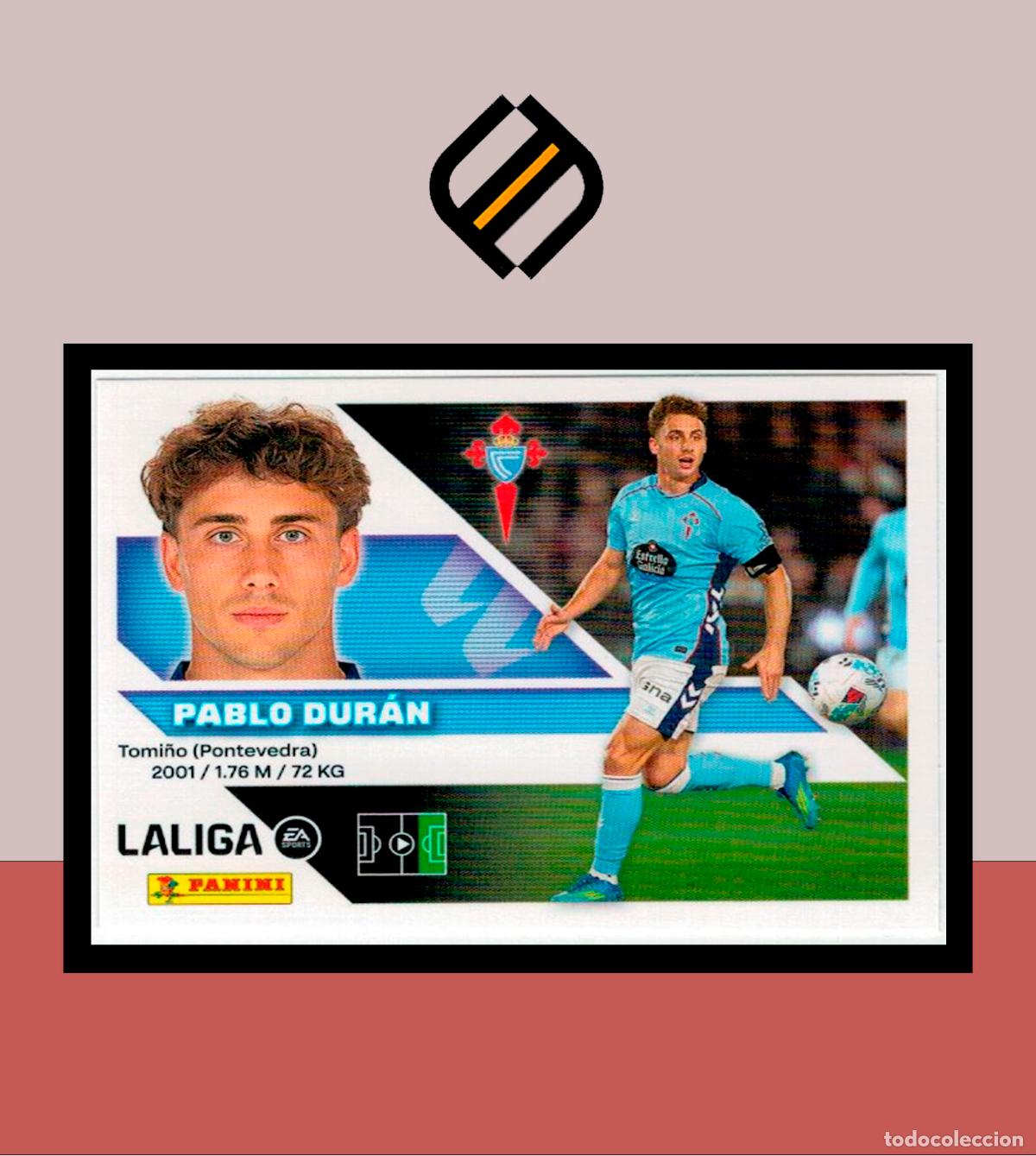Cartes &agrave; collectionner de Football: LIGA ESTE 2026 2027 26 27 PANINI CELTA VIGO N&ordm; 18A PABLO DUR&Aacute;N STICKER ALB&Uacute;M COLECCI&Oacute;N