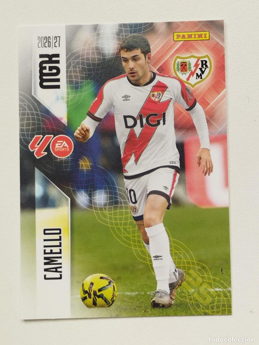 Cromos de f&uacute;tbol: CROMO CARD 2026 2027 PANINI MEGACRACKS 27 26 MGK RAYO VALLECANO 305 CAMELLO