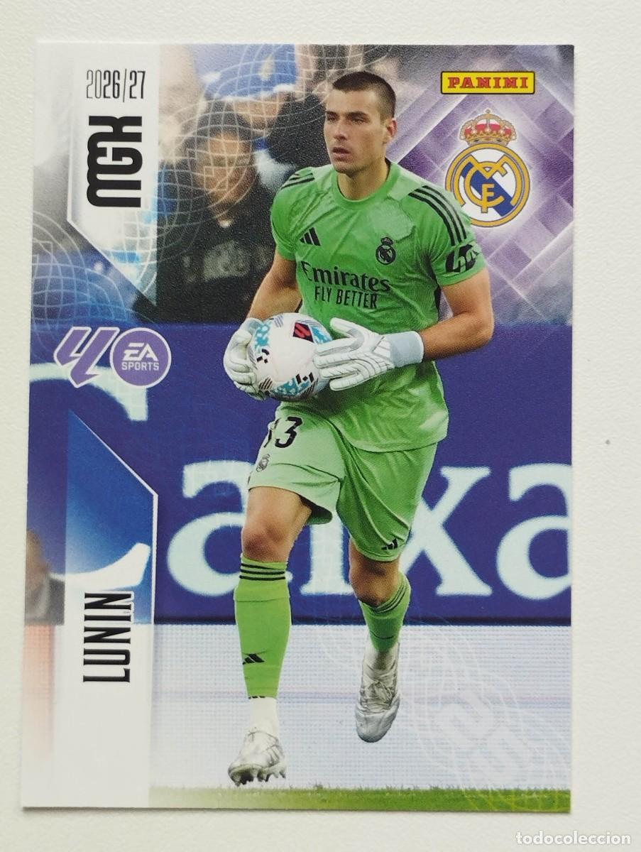 Cartes &agrave; collectionner de Football: CROMO CARD 2026 2027 PANINI MEGACRACKS 27 26 MGK REAL MADRID 219 LUNIN