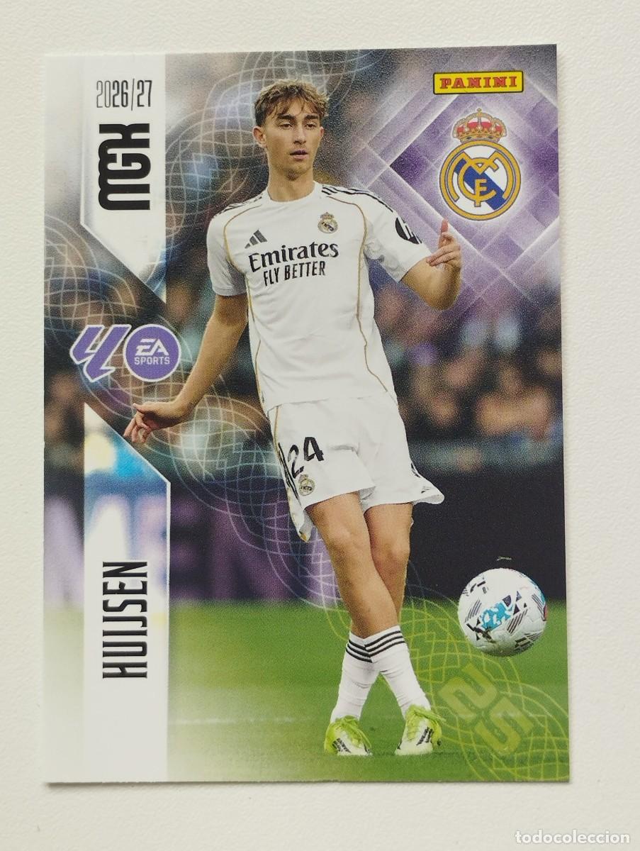 Cartes &agrave; collectionner de Football: CROMO CARD 2026 2027 PANINI MEGACRACKS 27 26 MGK REAL MADRID 222 HUIJSEN