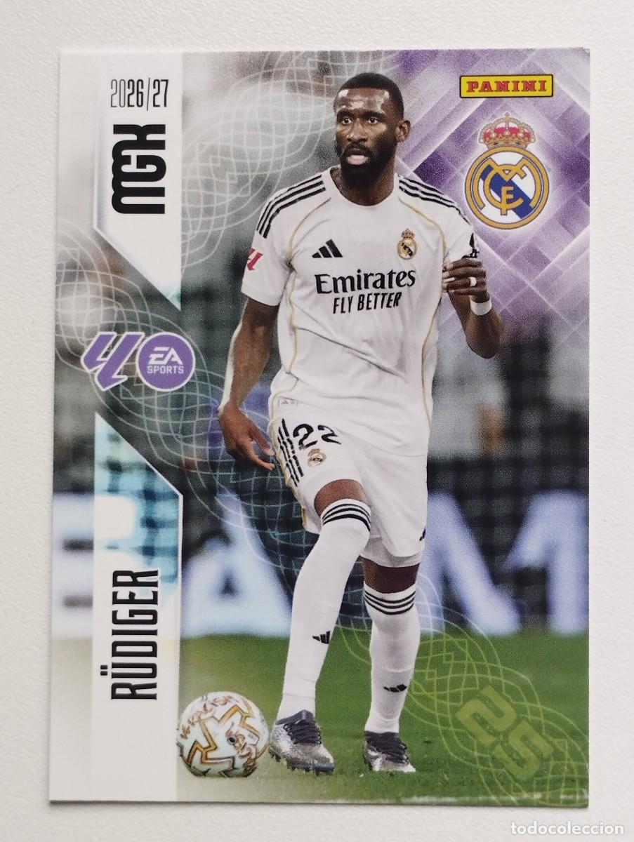 Cartes &agrave; collectionner de Football: CROMO CARD 2026 2027 PANINI MEGACRACKS 27 26 MGK REAL MADRID 223 RUDIGER